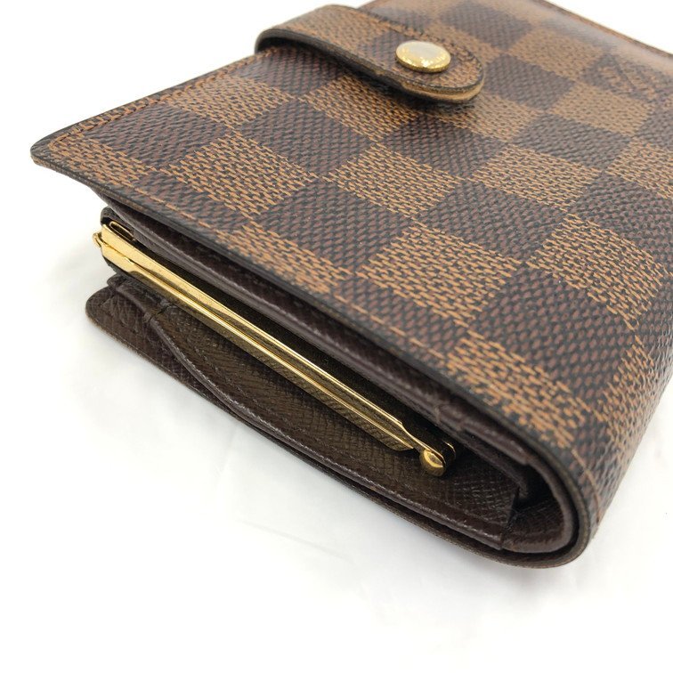 LOUIS VUITTON　ルイヴィトン ダミエ ポルトフォイユ ヴィエノワ N61674/MI1101 【BKAJ6059】_画像3