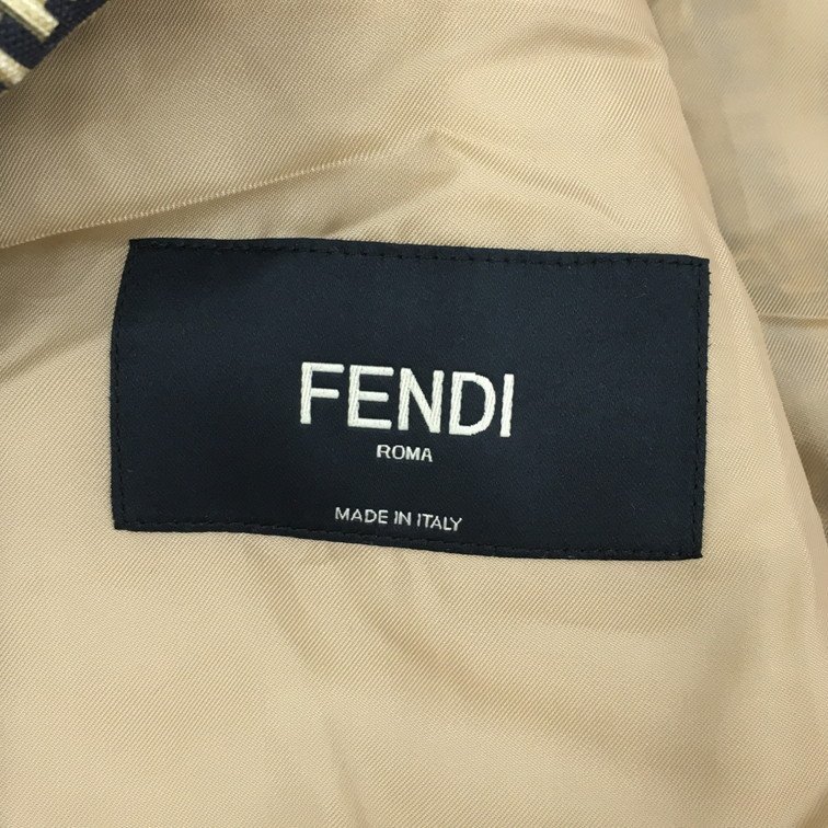 FENDI フェンディ ジャケット タグあり ズッカ柄【BKAM3014】_画像4