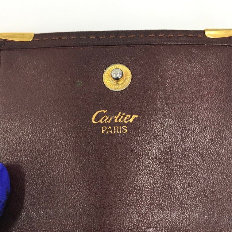 Cartier カルティエ マストライン コインケース 箱付き【BKAY0019】_画像7