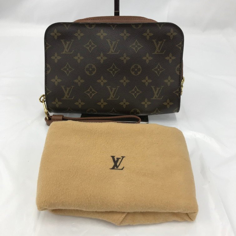 LOUIS VUITTON ルイヴィトン モノグラム オルセー M51790/AR1004 セカンドバッグ 袋付き【BKAY0092】_画像2