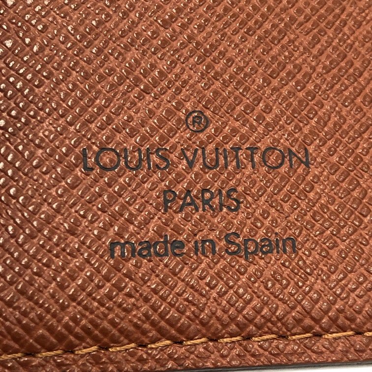 Louis Vuitton　ルイヴィトン　財布　モノグラム　ポルトビエ・カルトクレディ・モネ　M61665/CA1000【BKAY5011】_画像6