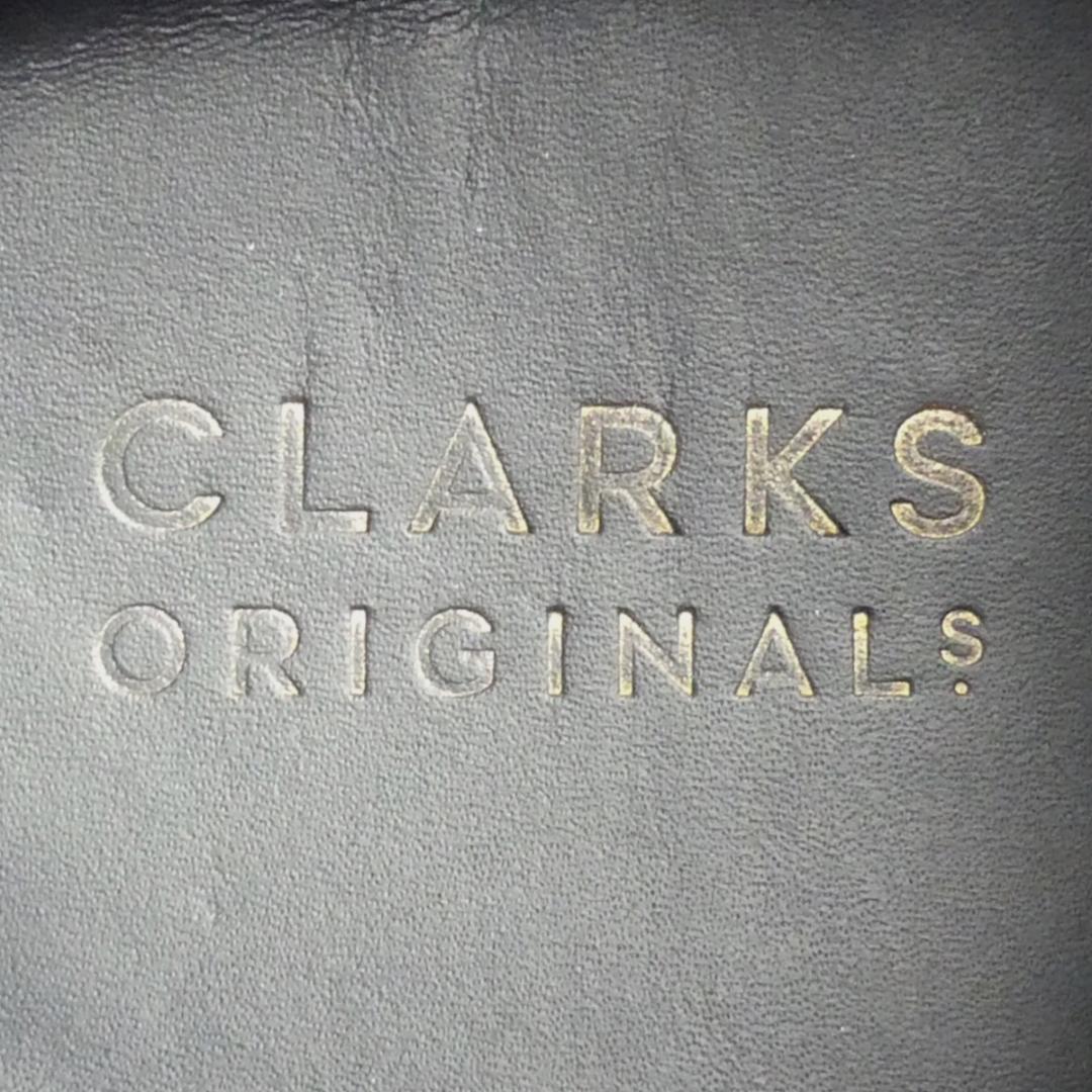 即決 Clarks 24cm レザーチャッカブーツ クラークス レディース 5D