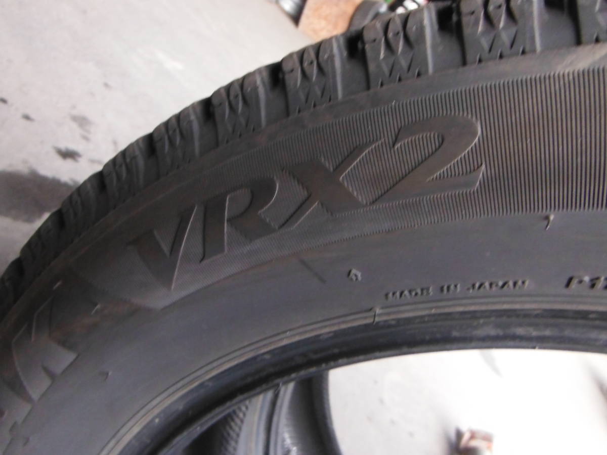 P2362 送料無料 2本SET価格! バリ山 215/55R18 ブリヂストン BS BLIZZAK VRX2 スタッドレス 215/55/18 215/55-18 エアーチェック済_画像8