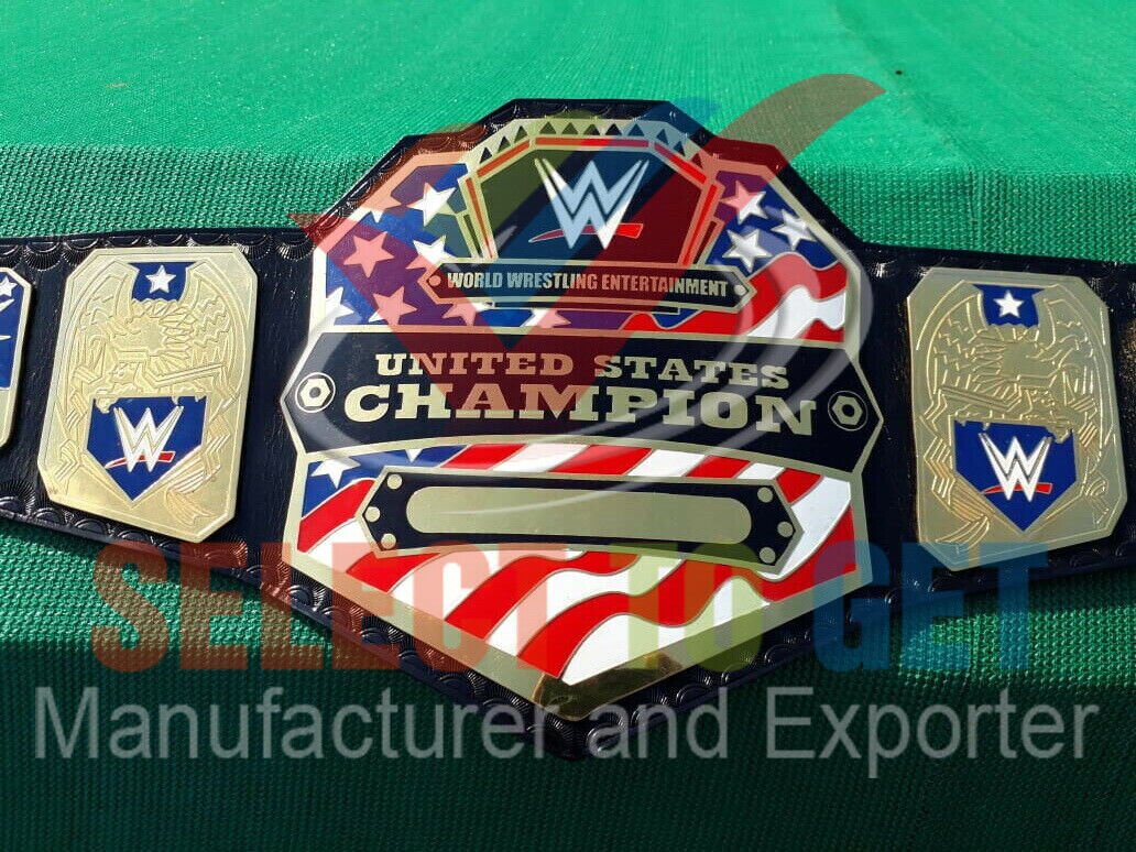 海外 送料込み 　高品質　WWE United States　プロレス　レスリング　チャンピオンベルト　 　レプリカ　_画像1