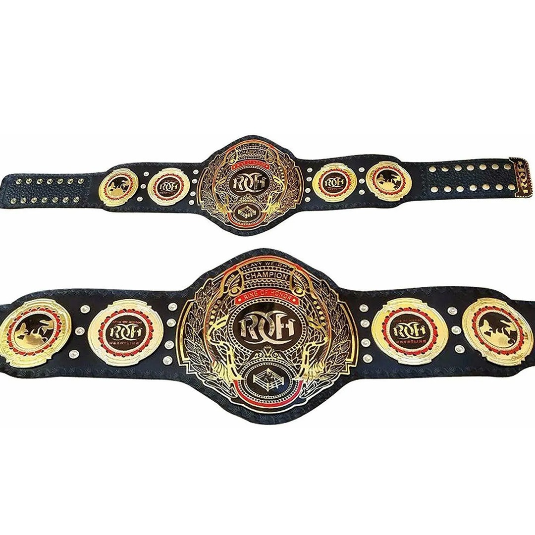 海外 送込み 　高品質ROH リング オブ オナー ヘビー級　プロレス　レスリング　チャンピオンベルト　 レプリカ_画像1