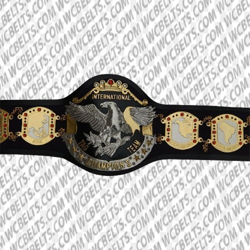海外 送料込み 　高品質 　NWAインターナショナルタッグチーム 　アントニオ 猪木　 プロレス　レスリング　チャンピオンベルト　 レプリカ