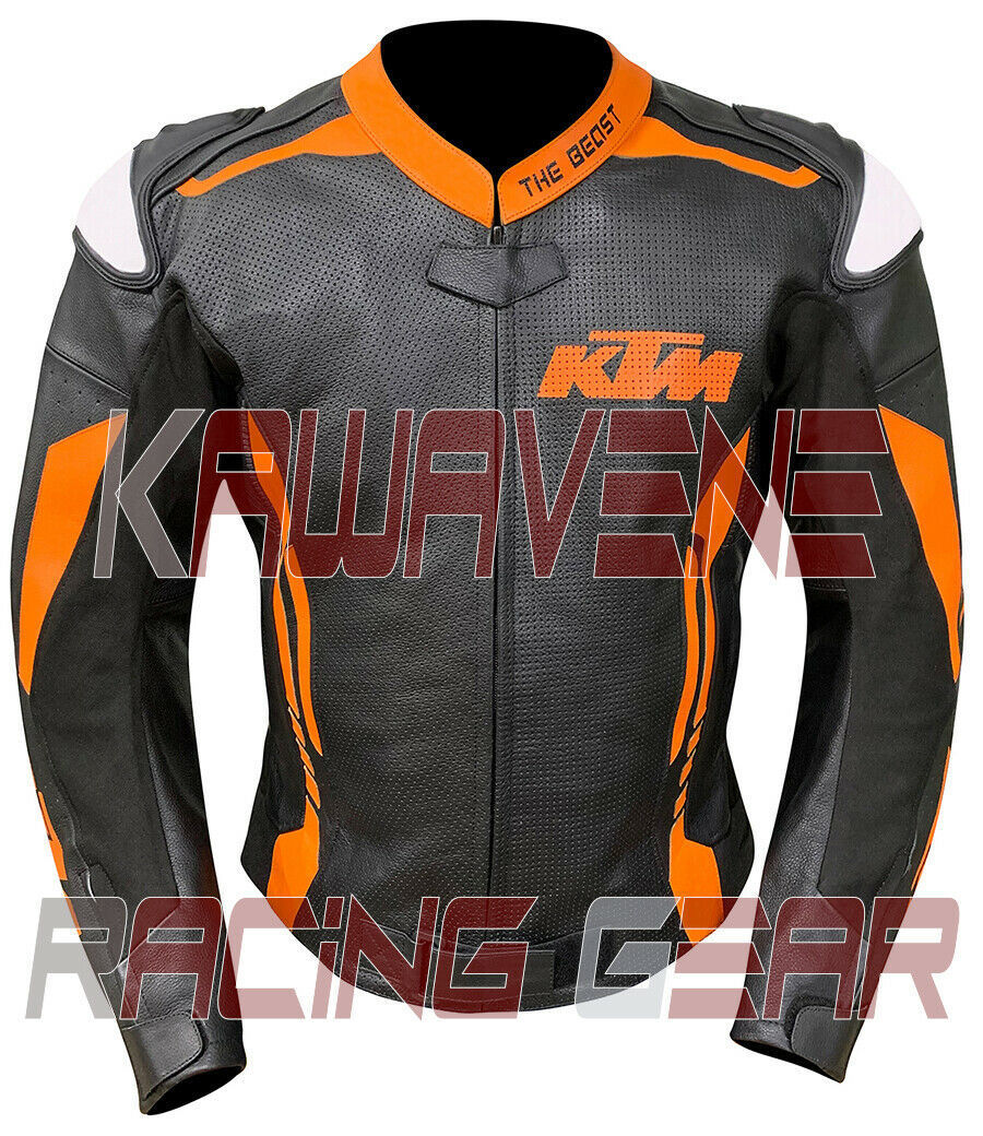 海外 送料込み 　高品質　　KTM Racing 　MotoGP レーシング　レザージャケット　本革　サイズ各種_画像1