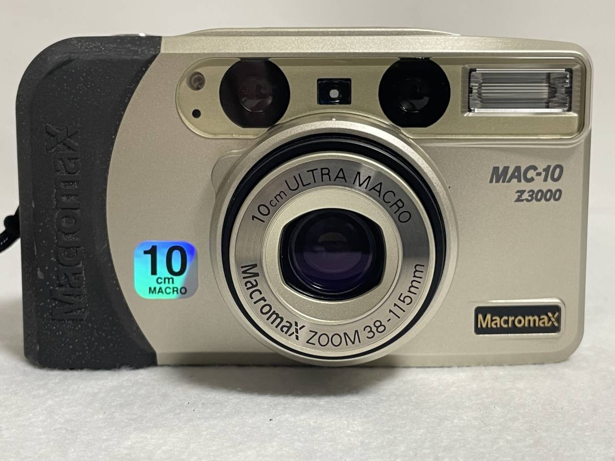 GOKO ゴコー MacromaX マクロマックス MAC-10 Z3000 38-115mm コンパクトカメラ 元箱付き 動作確認済み_画像9