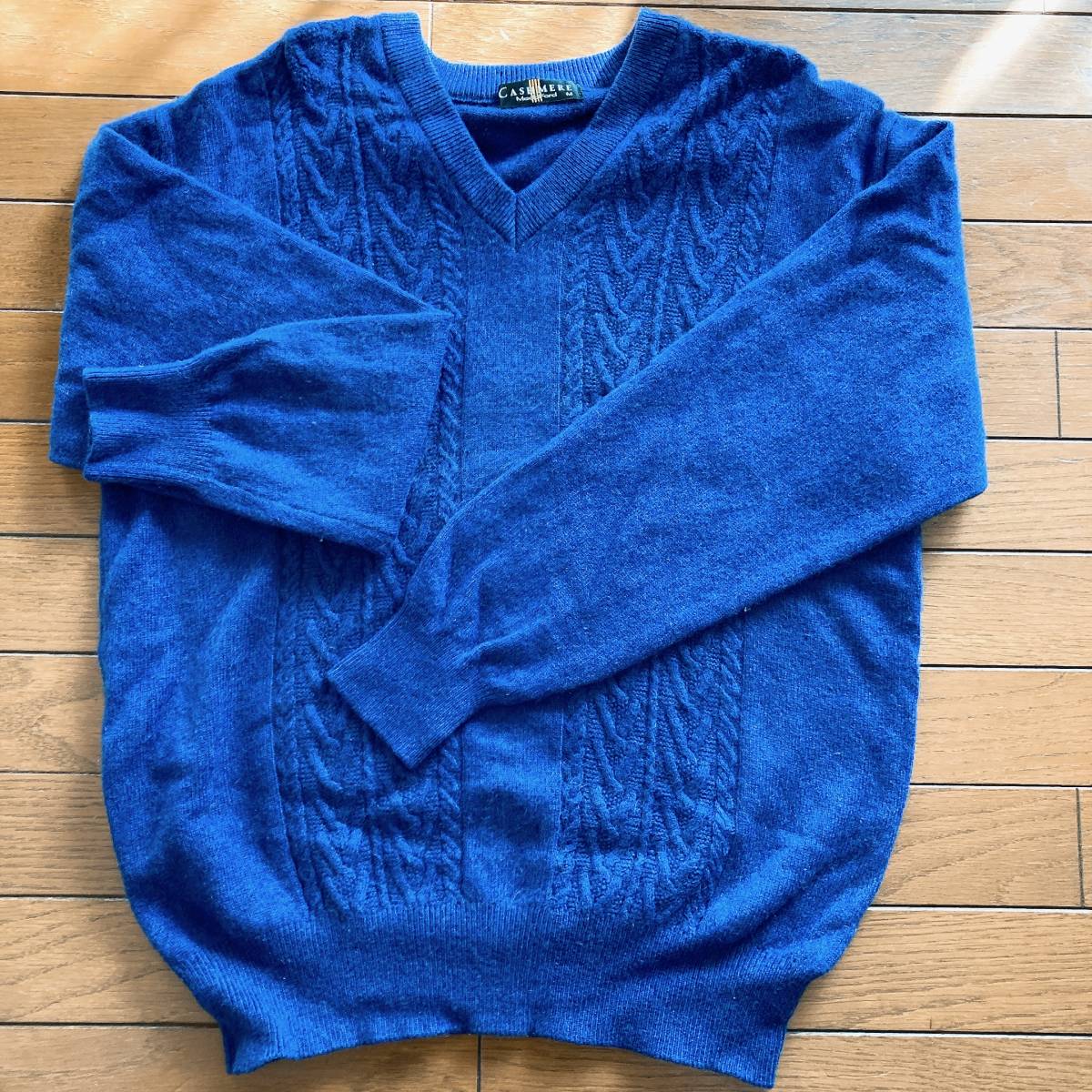 CASHMERE MeddFord セーター 紺色 Ｍサイズ_画像1