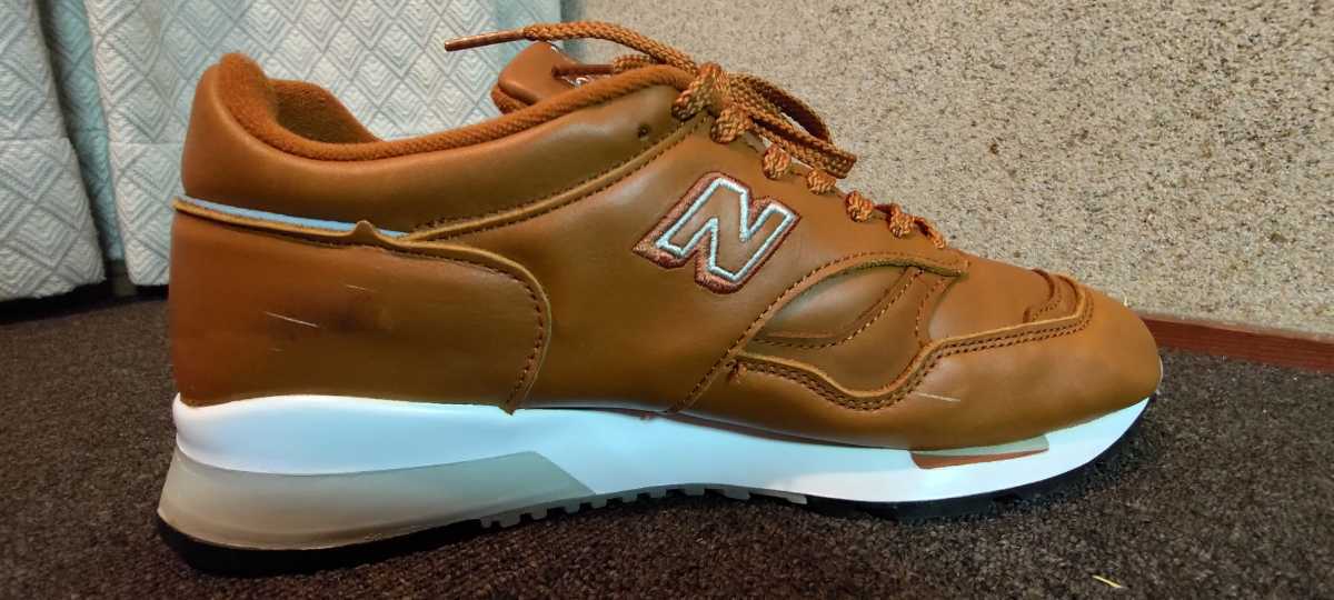 【USED】ニューバランス/NEW BALANCE★M1500TN★レザー/本革★UK8/US8.5/26.5★タン/ブラウン_画像6