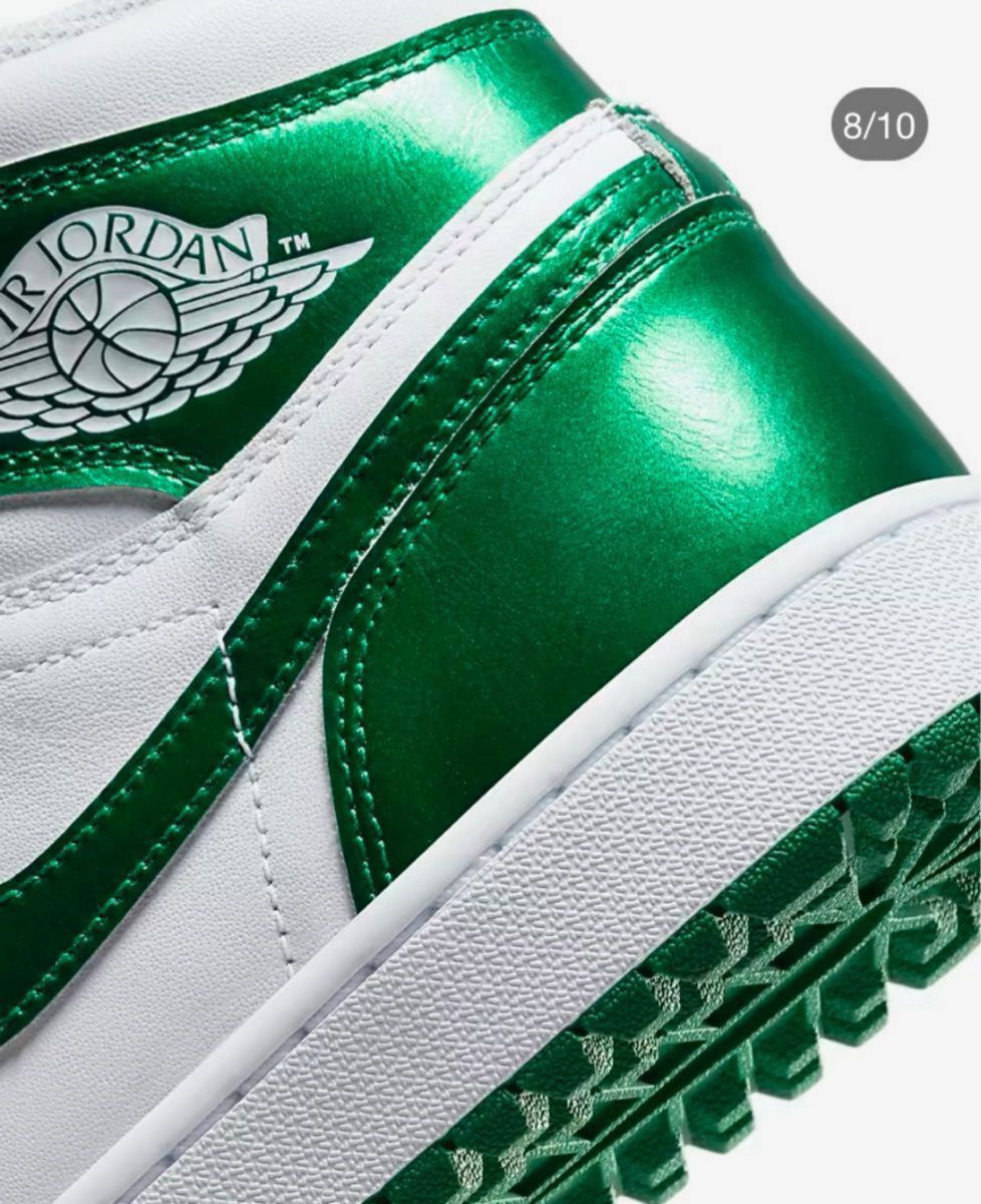 Nike Air Jordan 1 High Golf "Metallic Green"