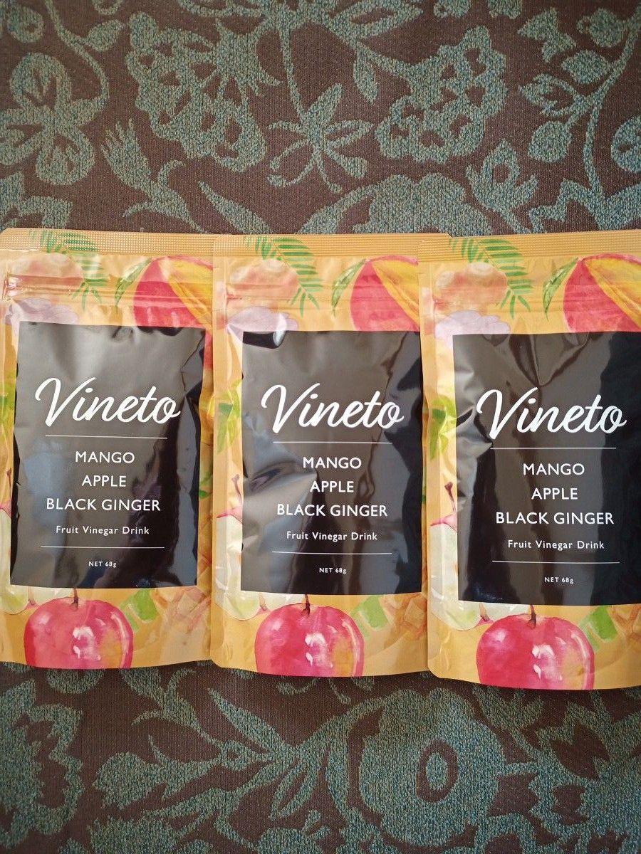 vineto ビネット 3袋 マンゴーアップルブラックジンジャー