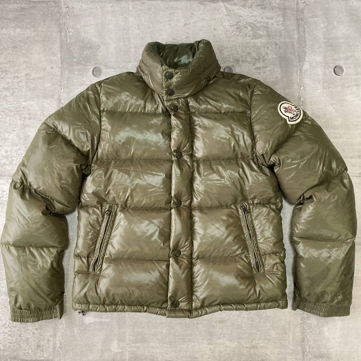 1円 MONCLER EVEREST ダウンジャケット　サイズ1 M グリーン　モンクレール エベレスト ダウン　緑　_画像1