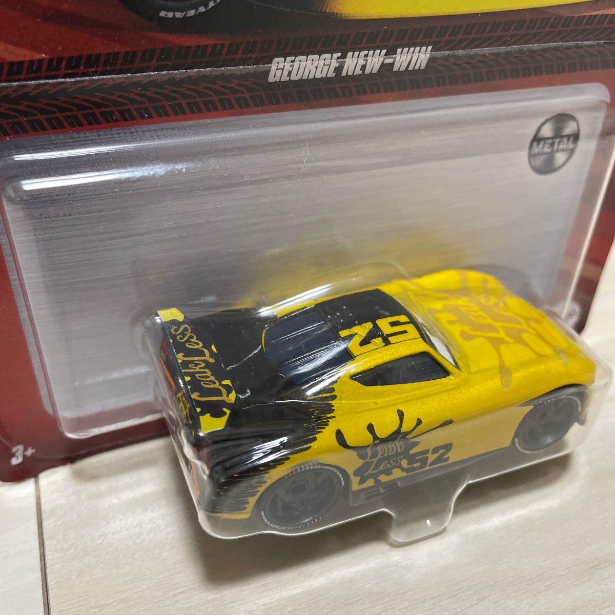 マテル カーズ リークレス ジョージ ニュー ウィン GEORGE NEW WIN 52 LEAK LESS 次世代レーサー MATTEL CARS ミニカー キャラクターカー_画像4