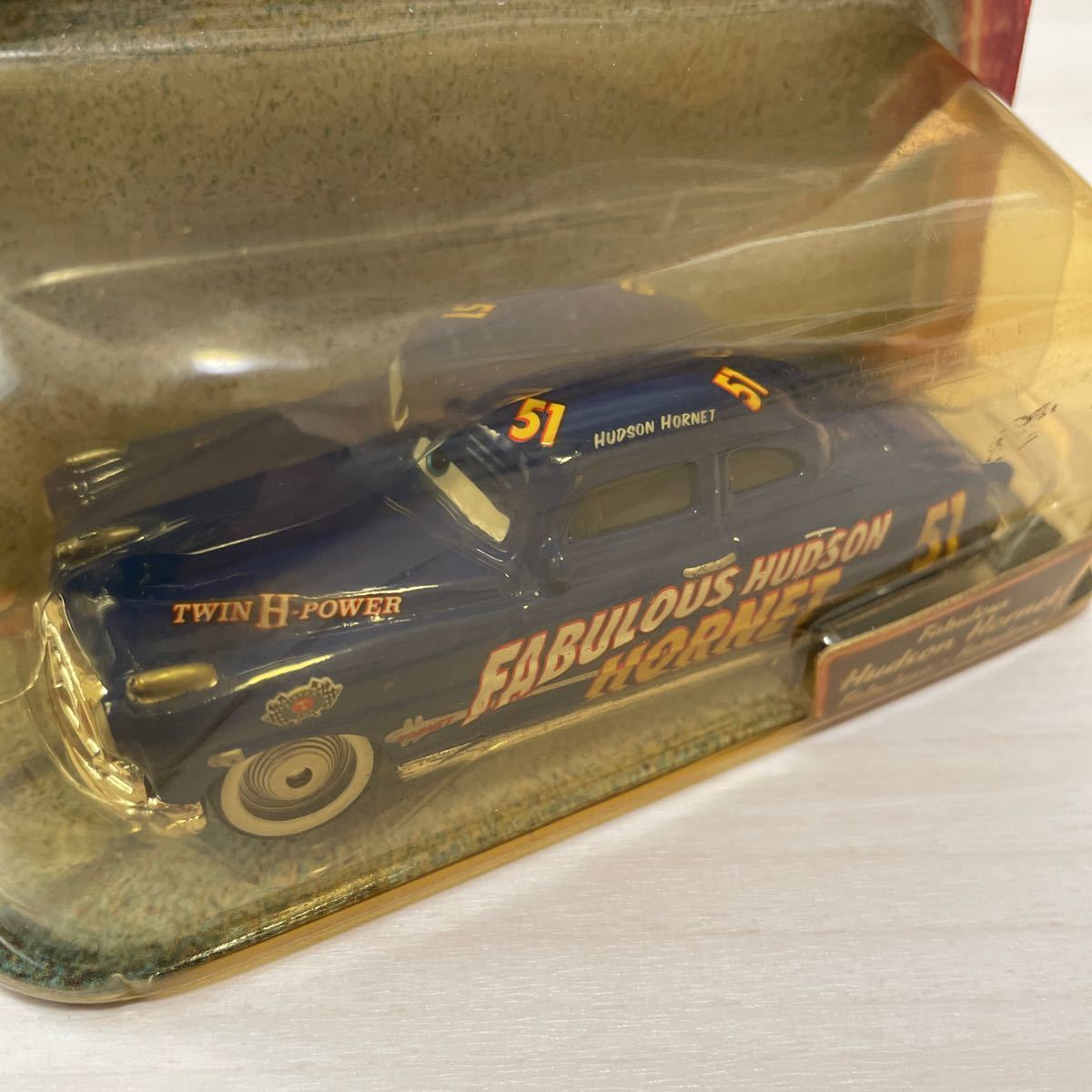 マテル カーズ FABULOUS DOC HUDSON ファブュラス MATTEL CARS ミニカー キャラクターカー ハドソン ホーネット HUDSON HORNET 白 ホイール_画像4