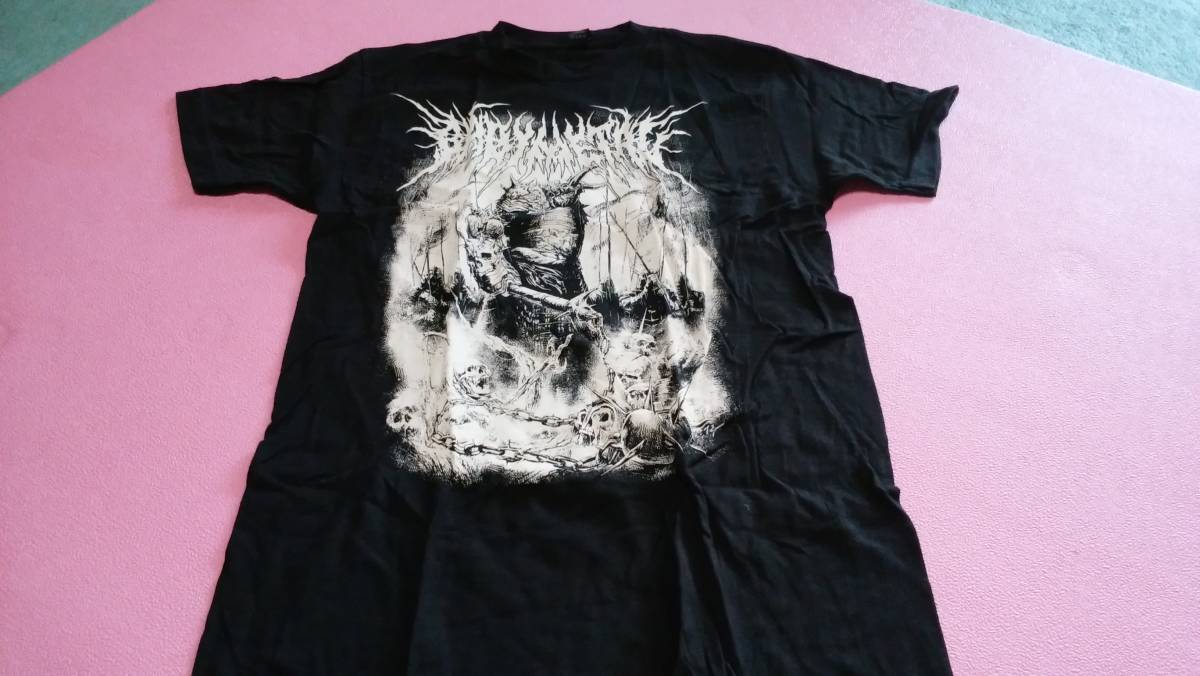  new goods unused BABYMETAL DEATH WARRIOR T-shirt WORLD TOUR 2016 official thing . abroad M size tultex US official baby metal bebimetameta Taro META