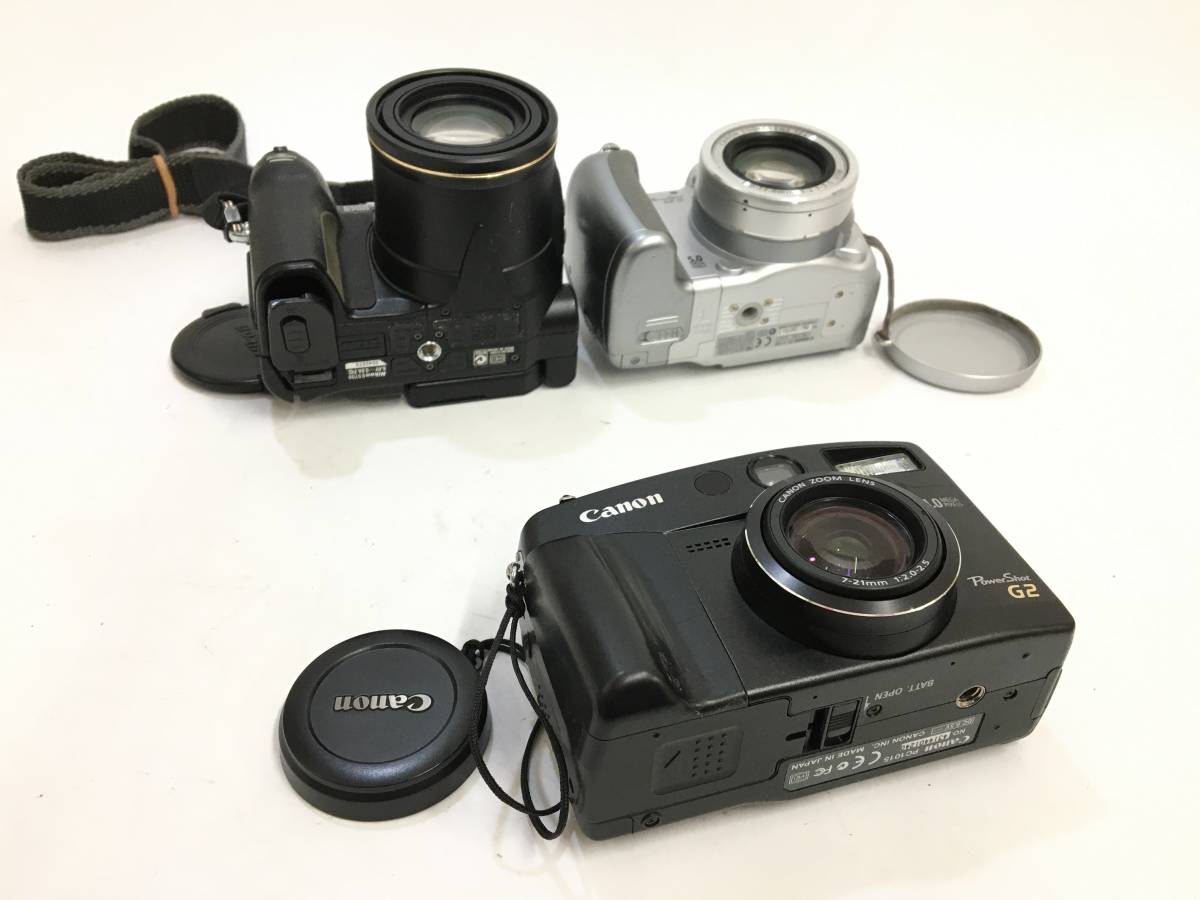  コンパクトデジタルカメラまとめ 5 Nikon COOLPIX 5700 + Canon Power Shot G2 + S2 IS 他2台 ニコン キャノン _画像4