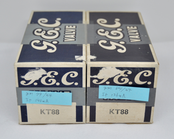 GEC / KT88 / NOS / TV-7D / U在測量經過/原始老式管/匹配的一對 原文:GEC/ KT88 /NOS / TV-7D/Uで測定チェック済み / オリジナル・ビンテージ管 / マッチド・ペア