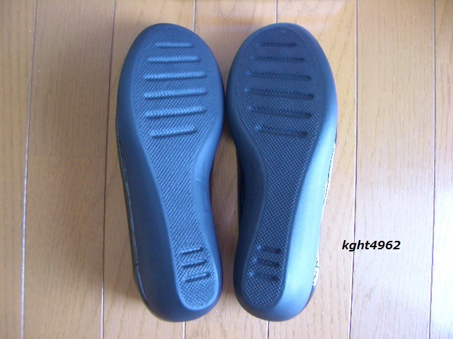 新文章★Rigetta Re：getA☆Loafer淺口鞋楔鞋底☆L（24 - 24.5 cm）*琺瑯黑 原文:新品★リゲッタ Re:getA ☆ローファーパンプス ウェッジソール☆Ｌ（24-24.5cm）*エナメルブラック