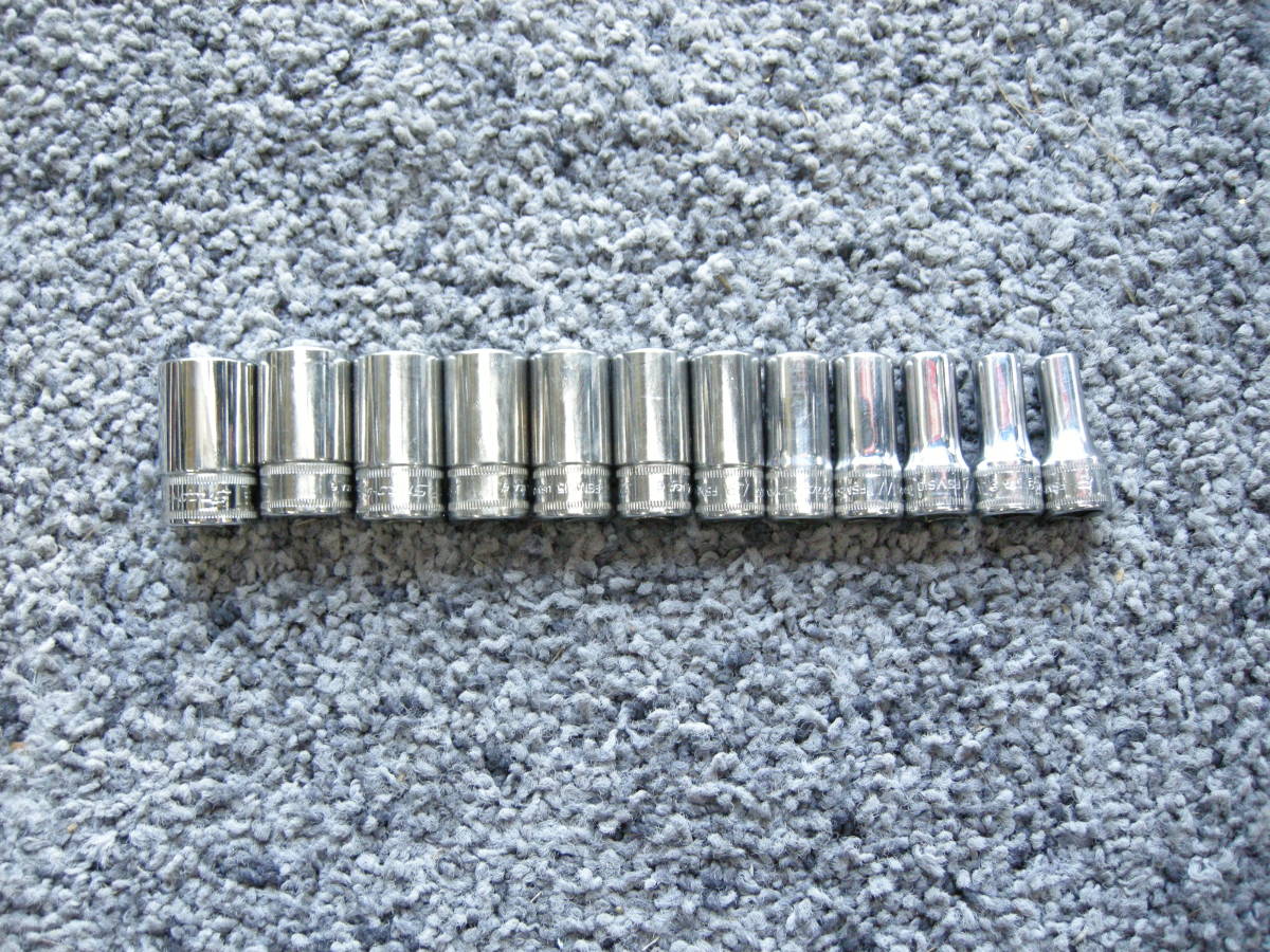 Snap-on/スナップオン FSMS 3/8インチ ソケット セミディープ 6 Snap-on/スナップオン FSMS 3/8インチ ソケット セミディープ 6