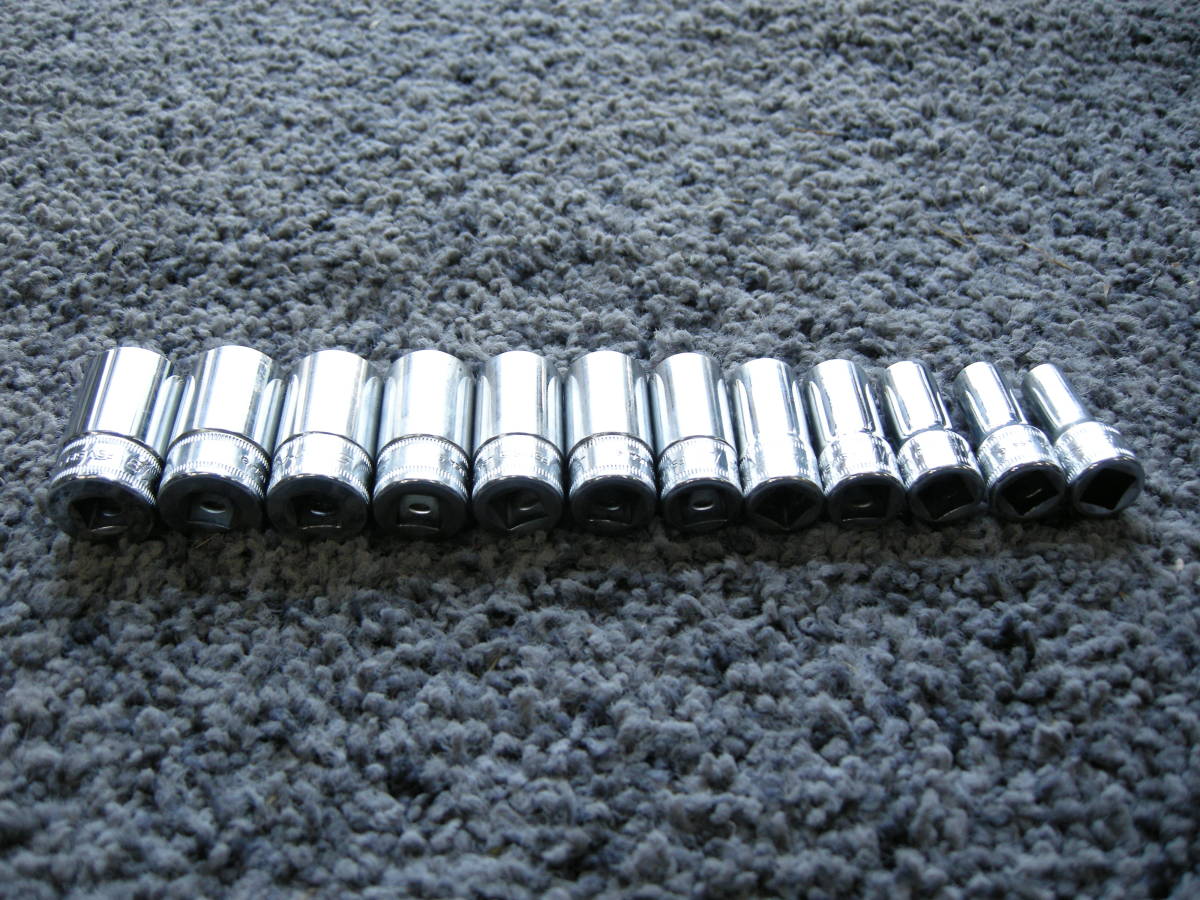 Snap-on/スナップオン FSMS 3/8インチ ソケット セミディープ 6 Snap-on/スナップオン FSMS 3/8インチ ソケット セミディープ 6