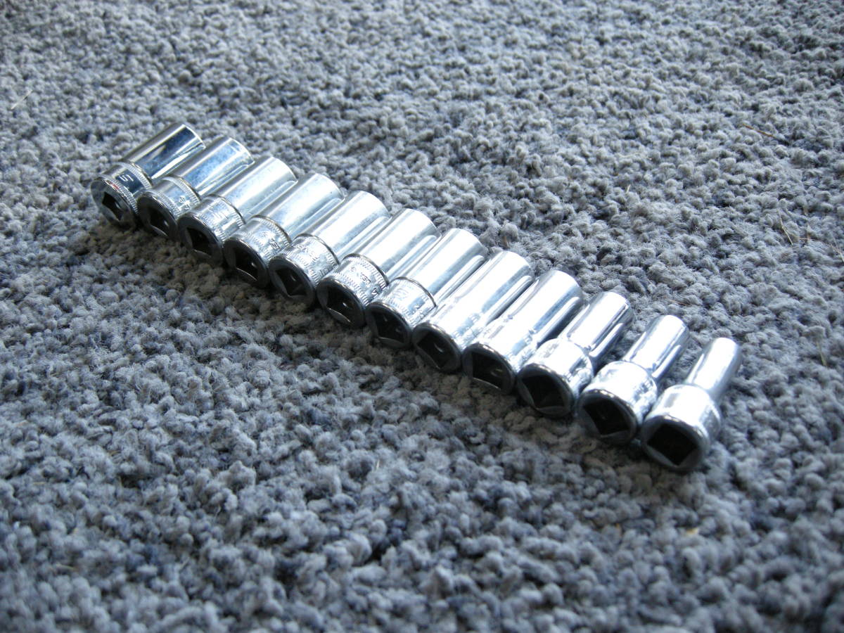Snap-on/スナップオン FSMS 3/8インチ ソケット セミディープ 6 Snap-on/スナップオン FSMS 3/8インチ ソケット セミディープ 6
