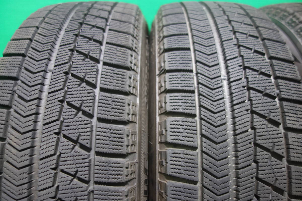 K2689-20 送料無料 185/65R15 スタッドレス 4本セット ブリヂストン VRX 8分山 溝たっぷり エスクァイア フリード 5H PCD114.3_画像9