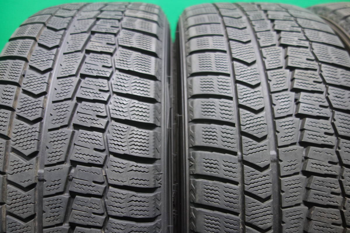 L94-20 送料無料 225/45R18 スタッドレス 4本セット DUNLOP WM02 6分山 クラウン マークX カムリ プリウスα SAI ジューク ジェイド リーフ_画像9