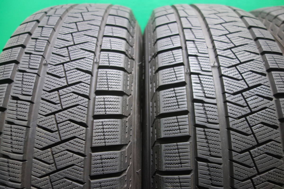 L192-19 送料無料 225/65R17 スタッドレス 4本セット PIRELLI ICE ASIMMETRICO PLUS 8分山 溝たっぷり 日産純正 AUTECH エクストレイル_画像9