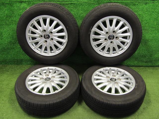 ノア ZWR80 ZRR80 アルミホイール 4本セット タイヤ付 15X6J PCD114.3 5穴 +50 195/65R15 42611-28850 送料【L】個人宅配送不可_画像1