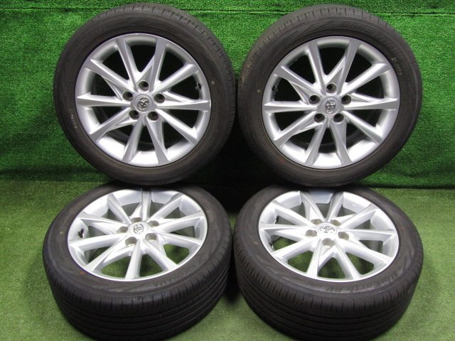 プリウスα ZVW41W 純正アルミ 4本セット 17x7J ヨコハマ ブルーアース 215/55R17 42611-47250 送料【L】【個人宅直送不可】_画像1