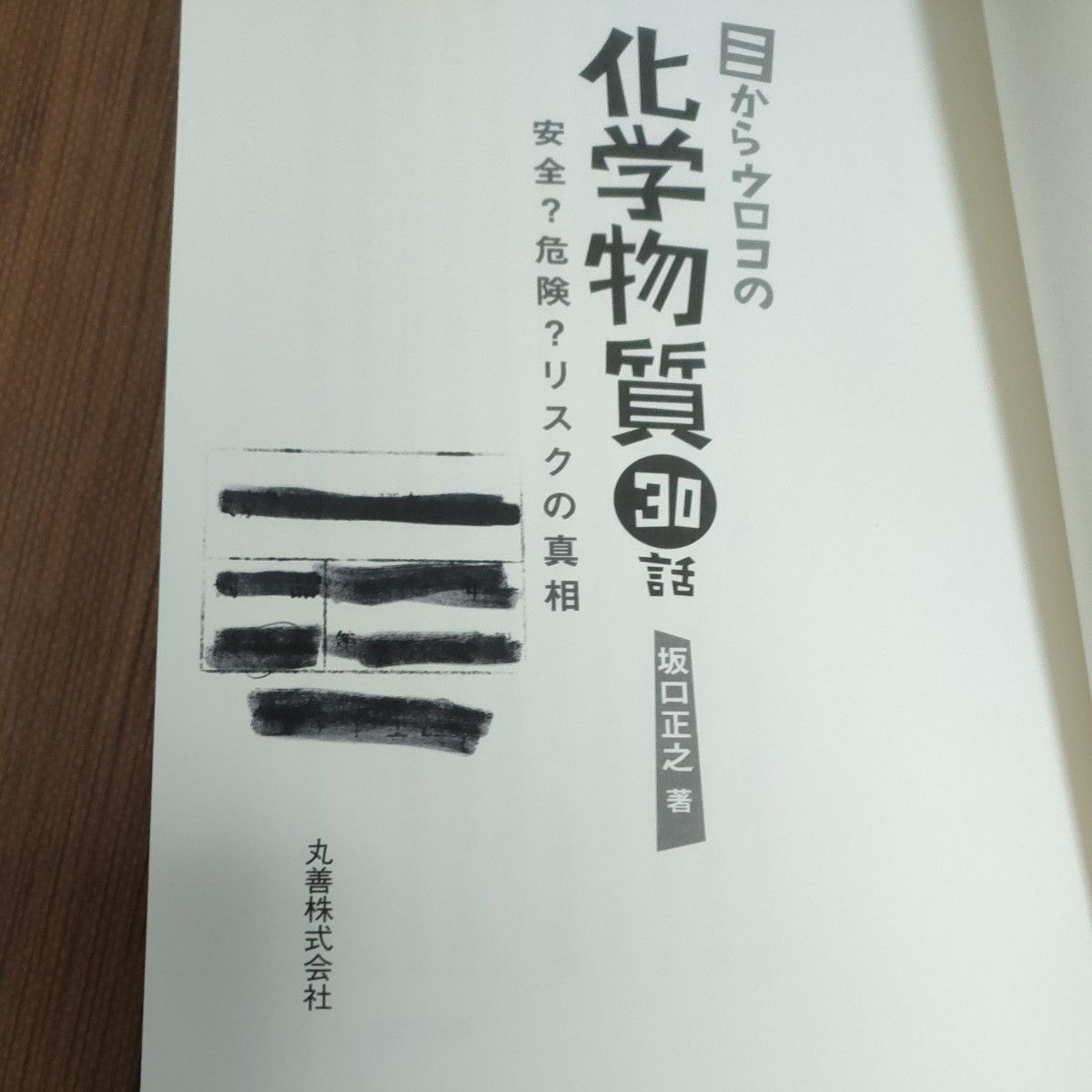 ★目からウロコの化学物質３０話　安全？危険？リスクの真相 坂口正之／著