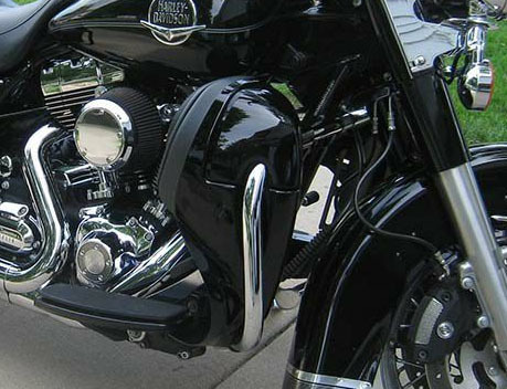  Harley lower обтекатель комплект чёрный черный / 1988~2021 год touring модель FLHX FLHT FLHR