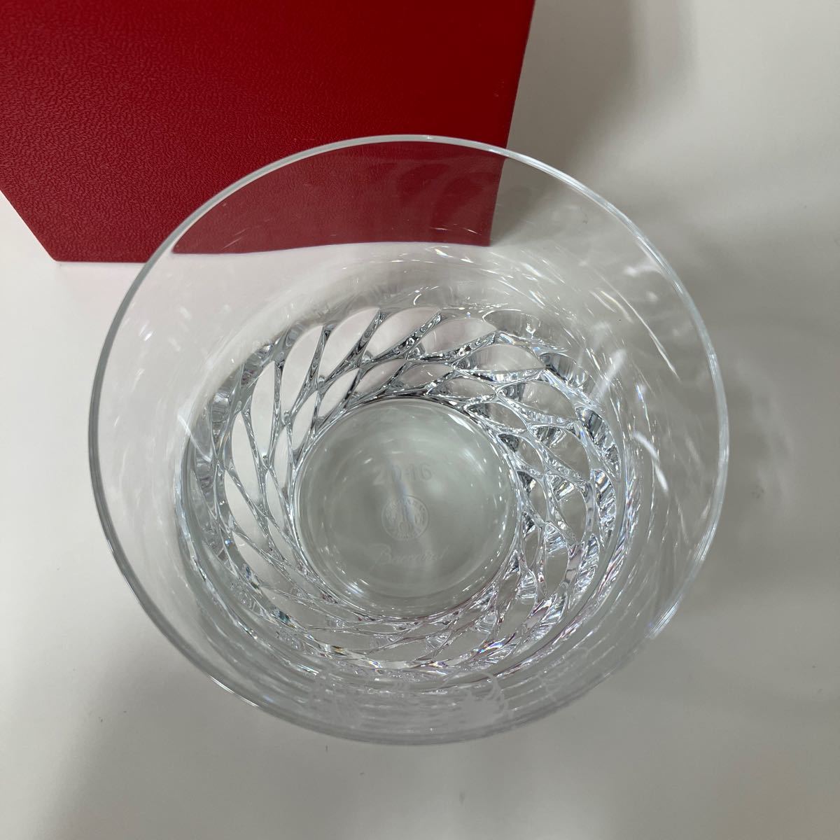 未使用 保管品 Baccarat バカラ フィオラ 2018 カープ 応援タンブラー ロックグラス クリスタルガラス_画像3