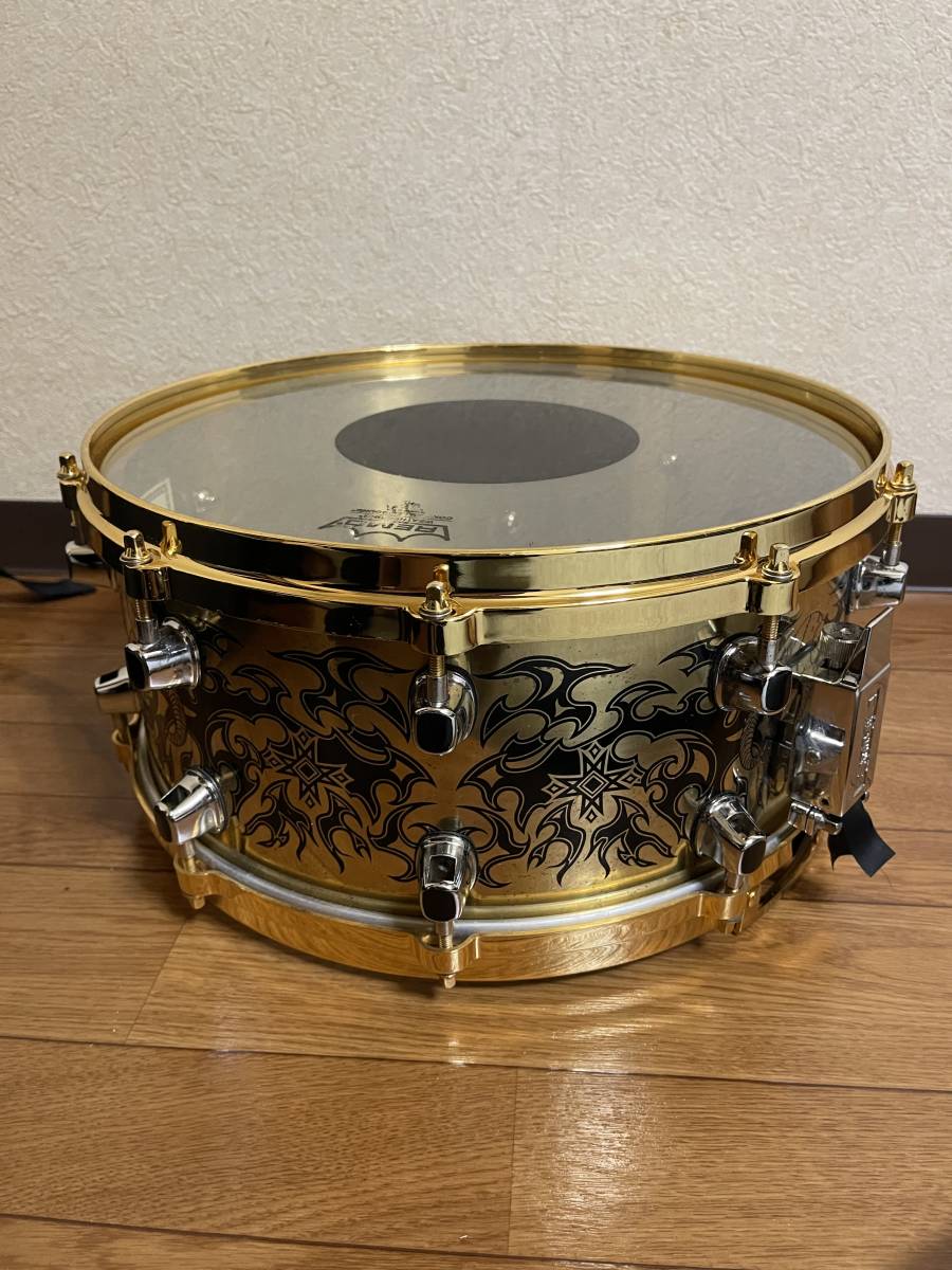 MAPEX BRASS スネア BR765DH Limited Edition 14×6.5 _画像3