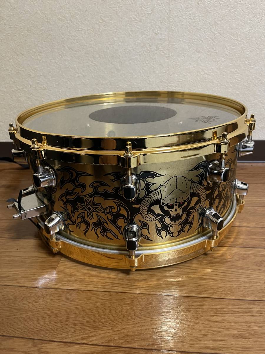 MAPEX BRASS スネア BR765DH Limited Edition 14×6.5 _画像4