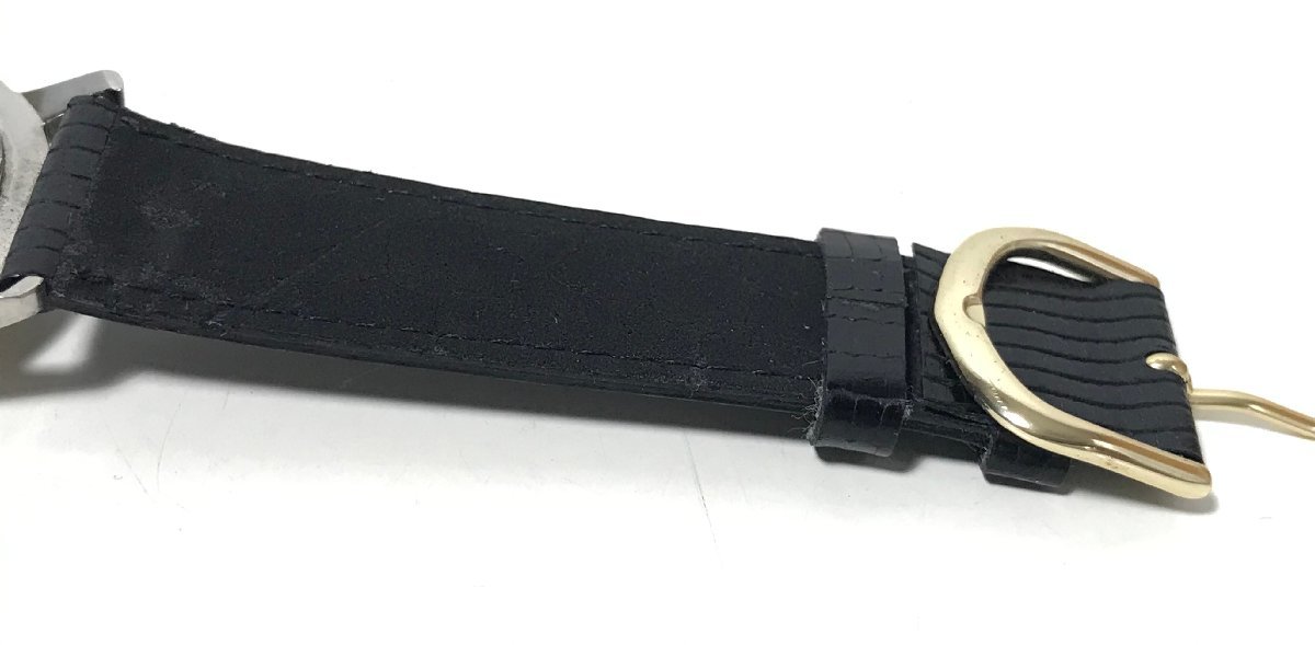 SEIKO セイコー SKYLINER スカイライナー J15006 21石 時計 ブラック レザー 腕時計 自動巻き メンズ_画像9