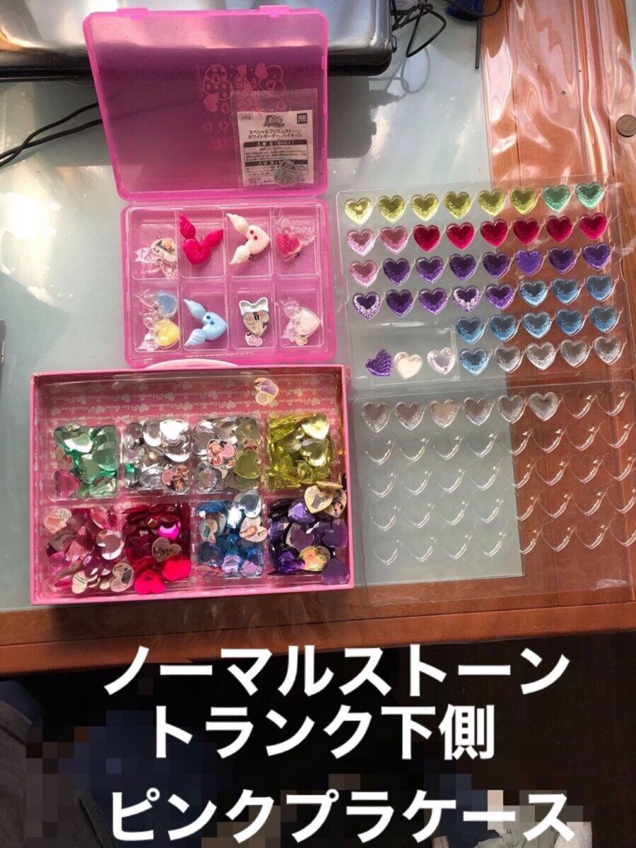 プリズムストーン ノーマルストーン ピンクプラケース トランク プリズムストーン ノーマルストーン ピンクプラケース トランク