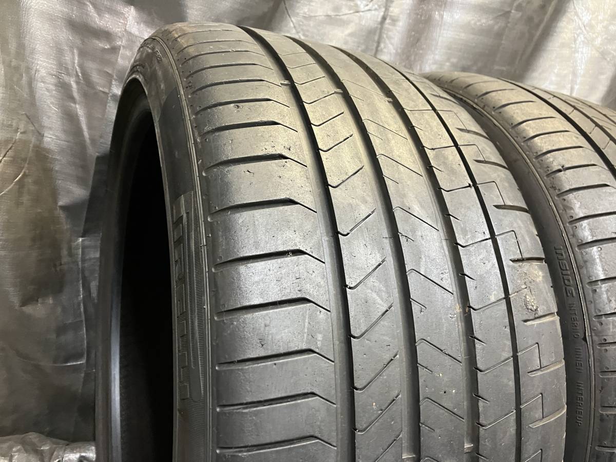 バリ溝 ピレリ 285/35R20 P ZERO 2本セット 中古タイヤ 2021年製 285/35-20 Sクラス M5 クアトロ など_画像3