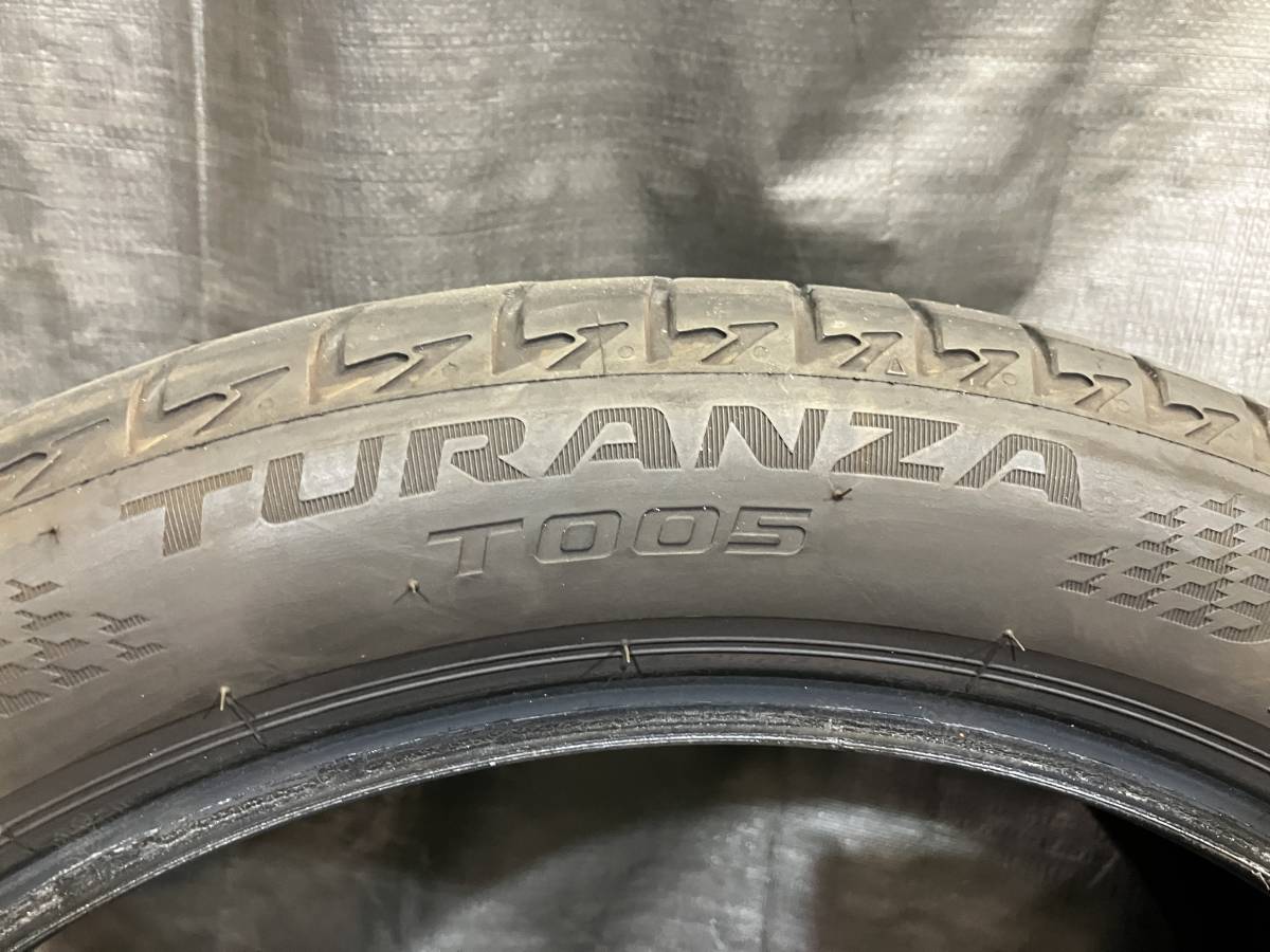 スペアに ブリヂストン 225/45R18 TURANZA T005 1本のみ 2019年製 225/45-18 マークX クラウン プリウスα レヴォーグ などの画像5