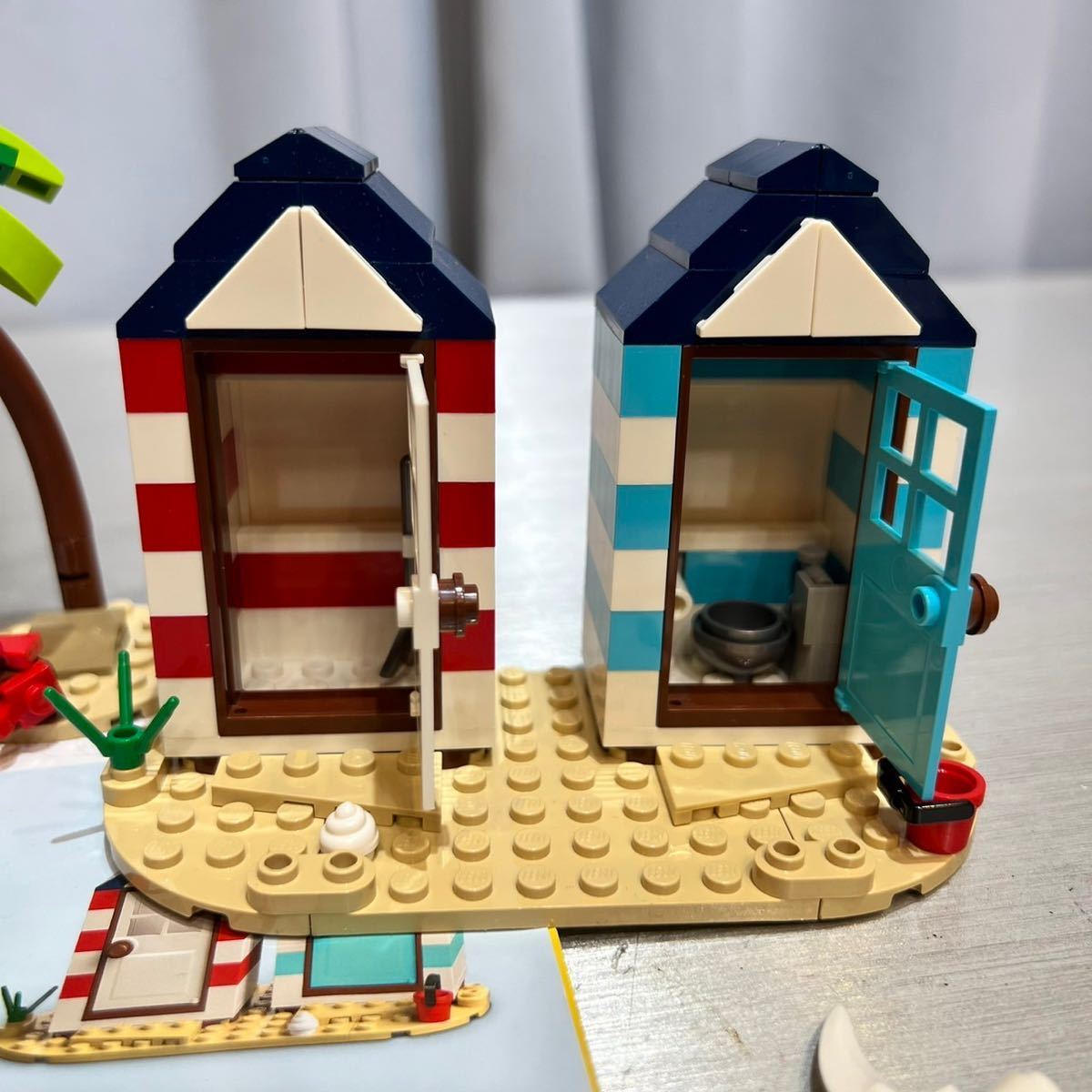 [ prompt decision ] final product LEGO Lego klieita- beach camper van [ Christmas ] camper parts City Lego block interior 