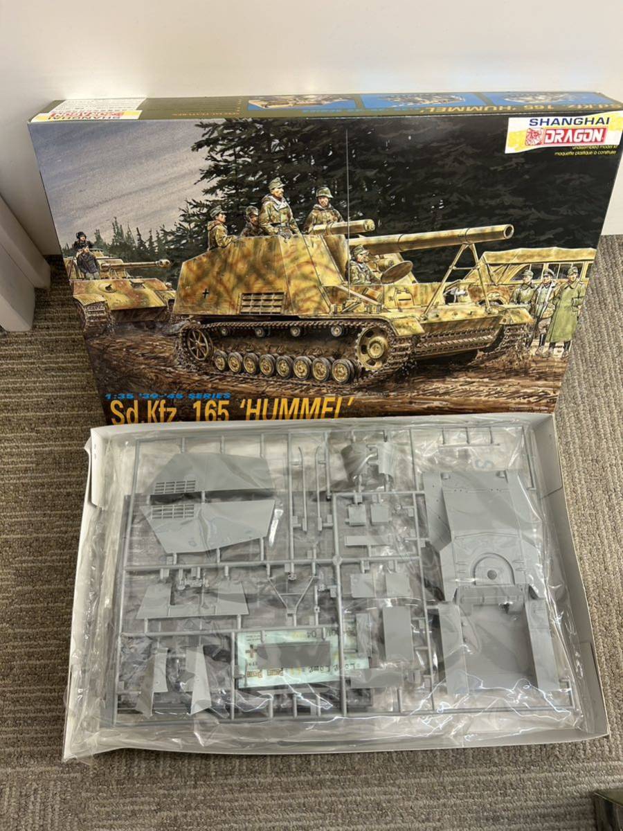 未組立 DRAGON Sd.Kfs.165 HUMMEL Firefly Vc TAMIYA MARDER Ⅱ ドイツ 対戦車自走砲マーダーII プラモデル_画像2