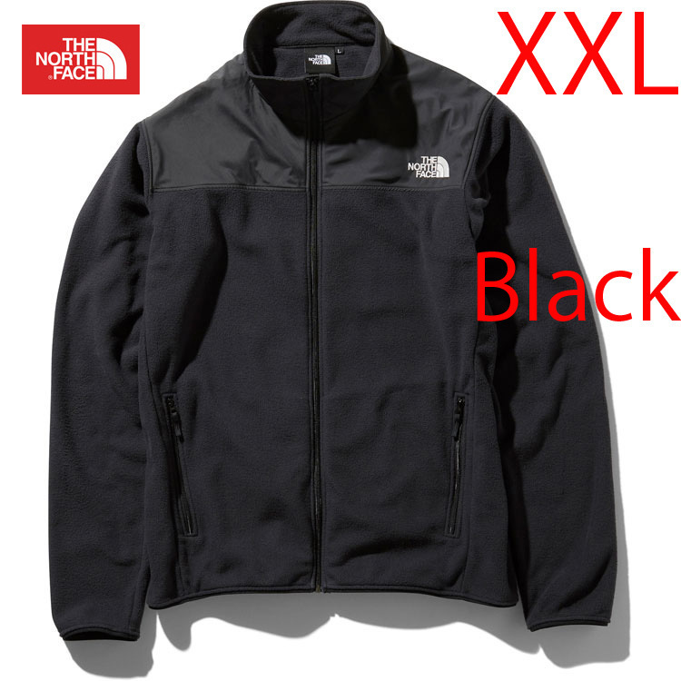 メンズXXL 新品 定価13750円 ノースフェイス マウンテンバーサマイクロジャケット黒KブラックNL72304フリースMountain Versa Micro Jacket_画像1