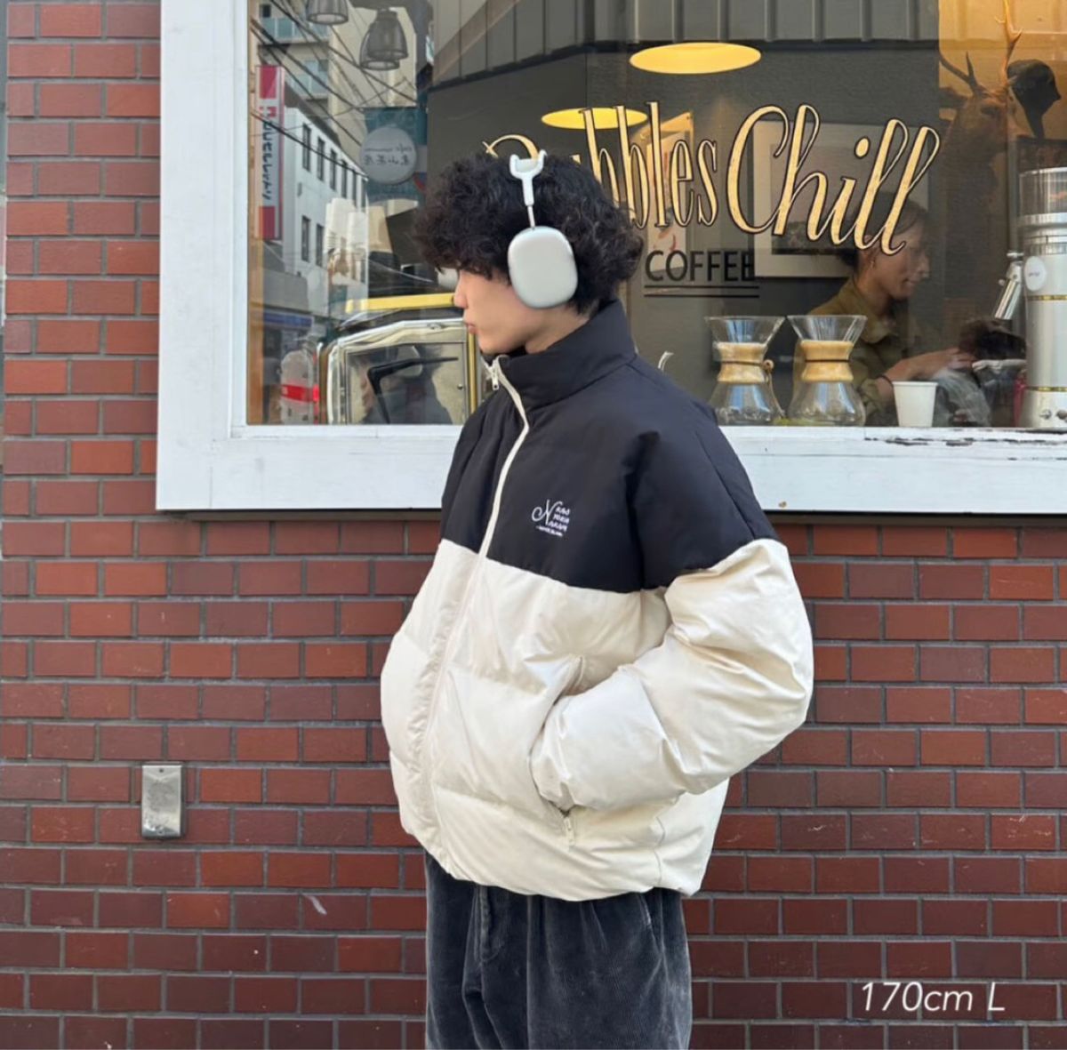kaoyorinakami panel blouson カオヨリナカミ ダウンジャケット kaoyorinakami panel blouson カオヨリナカミ ダウンジャケット