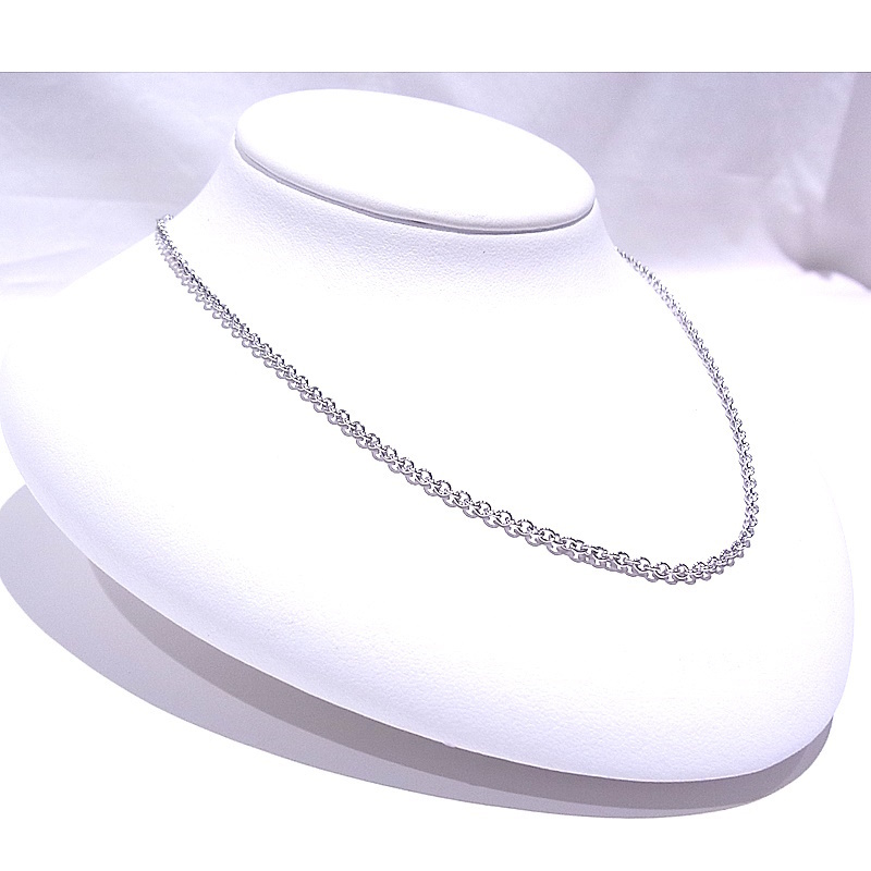 Cartier Cartier forusa chain necklace double stopper 750 K18WG white gold [ used ][ degree A][ beautiful goods ]