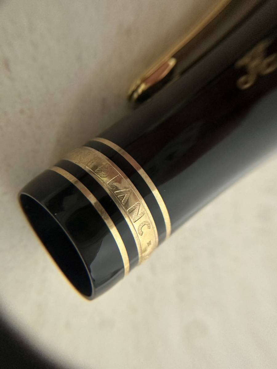 【IK-25242】MONTBLANC マイスターシュティック 万年筆 4810 14K 名入り 文具 筆記具_画像5