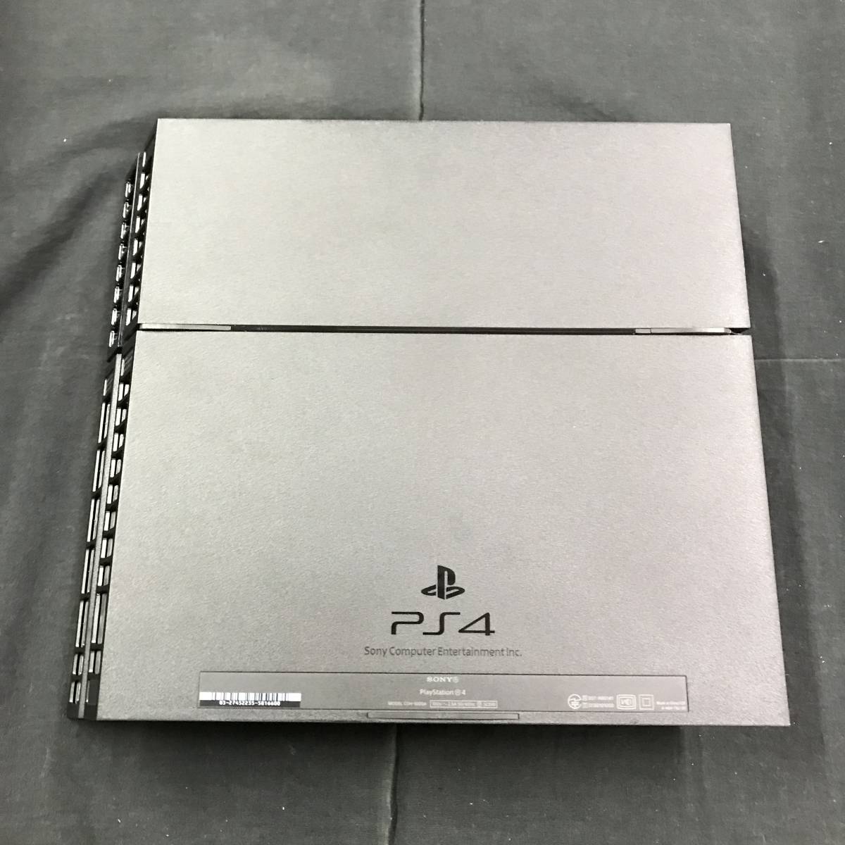 gu736 送料無料！コントローラー無し動作品 SONY PlayStation4 PS4 CUH-1000A B01 500GB 本体 ブラック_画像4