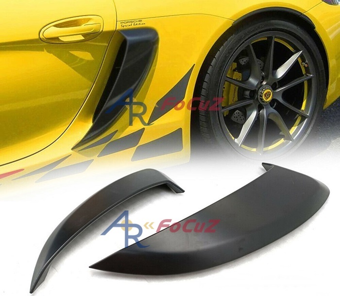  Porsche 981 GT4 Cayman Boxster GTS side fender intake cover duct 2PCS foundation not yet painting 