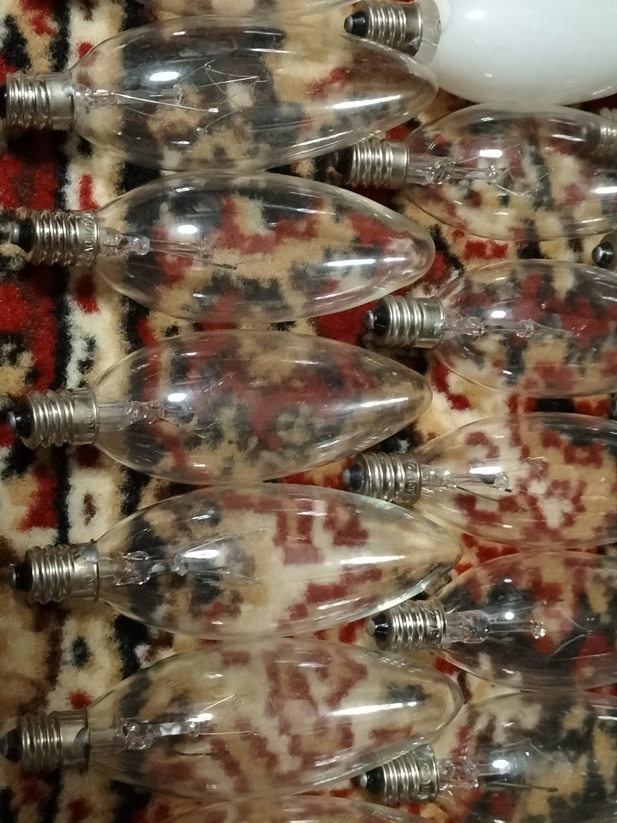 まとめ売り　アンティーク　シャンデリア　電球　大量　30個セット　ヨーロピアン　ビンテージ　英国　スタイル　25W　40W　フランス　_画像5