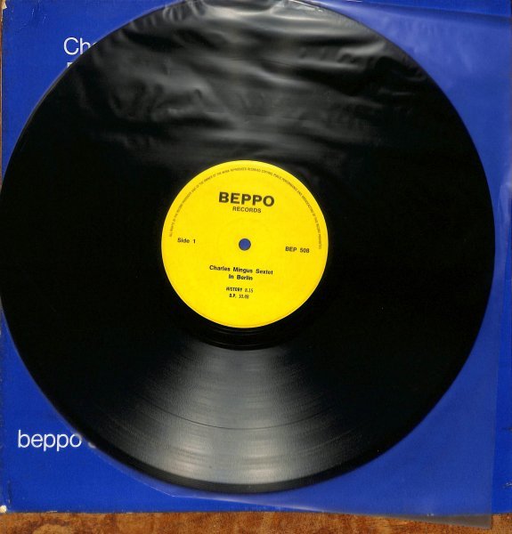 [B45] Charles Mingus Sextet in Berlin Beppo 508 UK レコード_画像3